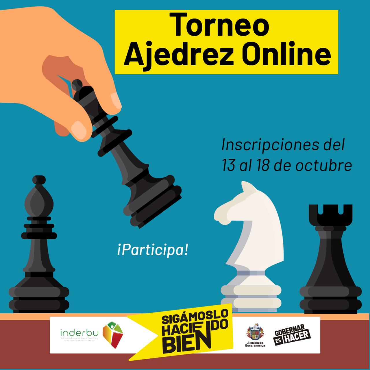 Segundo Torneo de Ajedrez Comunitario Online – Noticias Inderbu